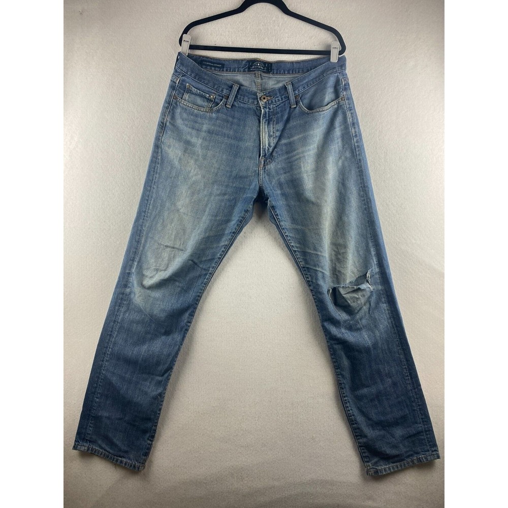 Lucky Brand Jeans Mens 36 x 34 Blue Denim 221 Original Straight Casual Comfort